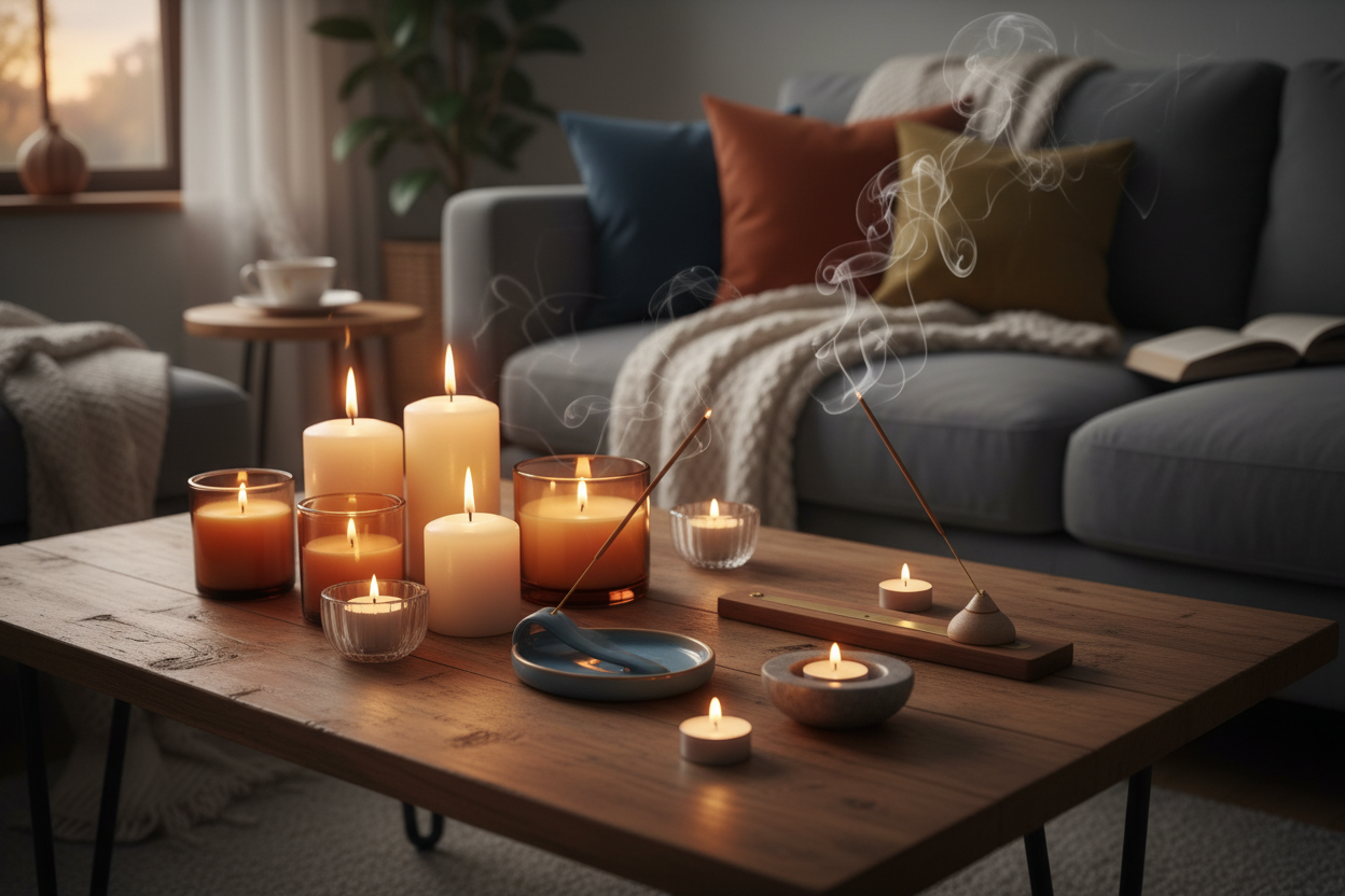 Candles and incenses