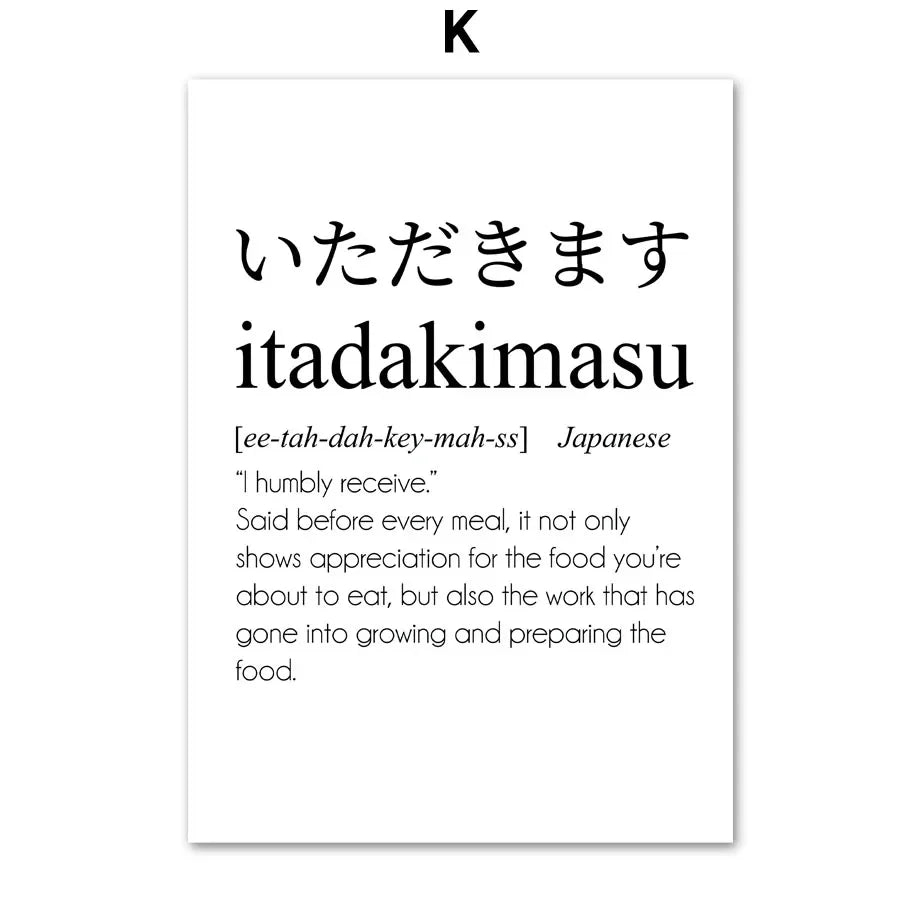 Japanese Calligraphy Ukiyo Ikigai Wabi-Sab Wall Art Canvas Painting Nordic Posters and Prints Wall Picture for Living Room Decor