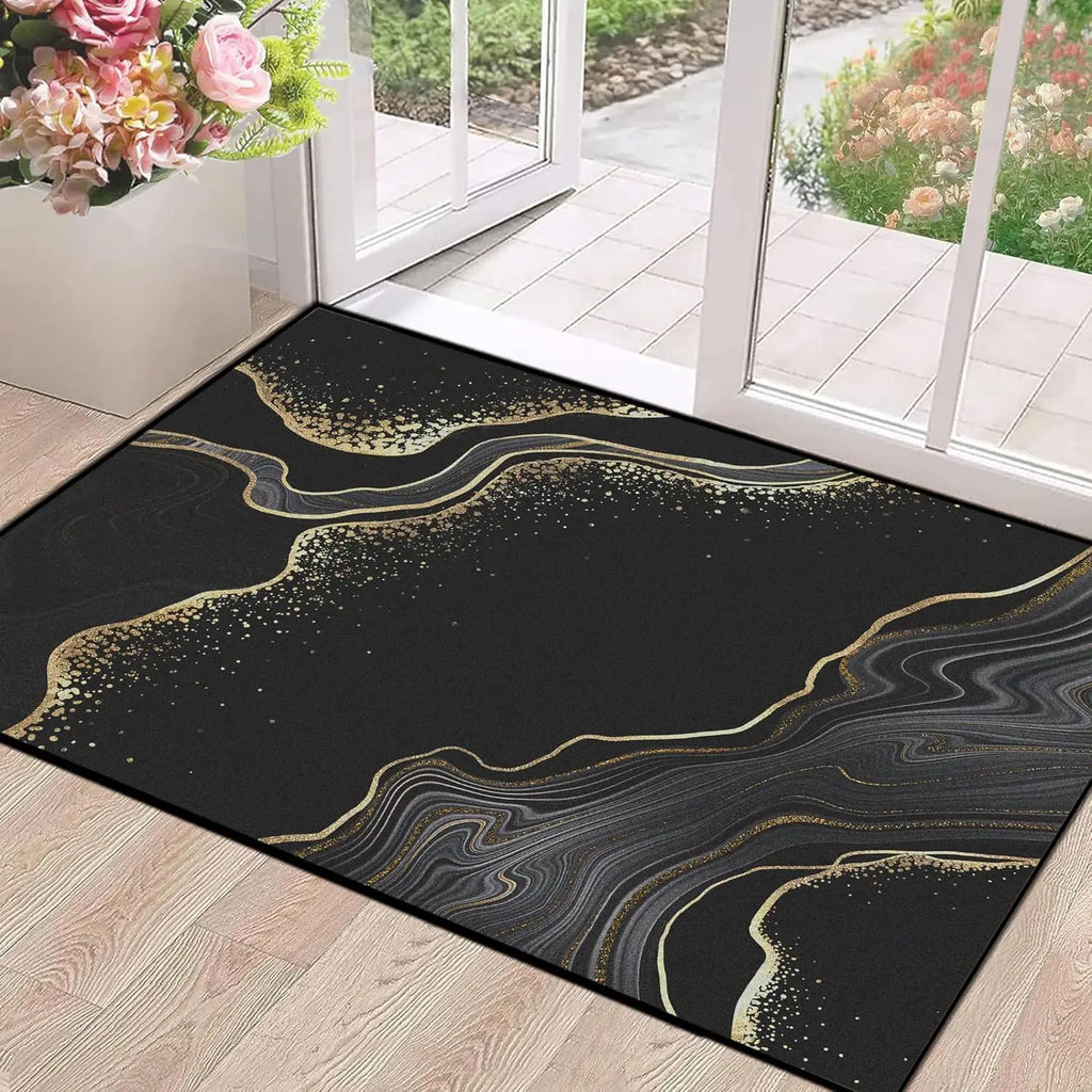 Star Rug Celestial Area Rugs for Girls Boys Women Bedroom Dorm Living Room Boho Sun and Moon Galaxy Floor Mat Pad Doormat Carpet