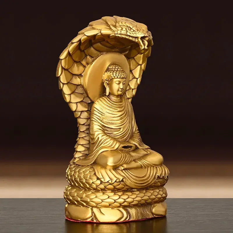 Fengshui Shakyamuni Home Buddha Hall Crafts Buddha Statue Home Living Bedroom Sculptures