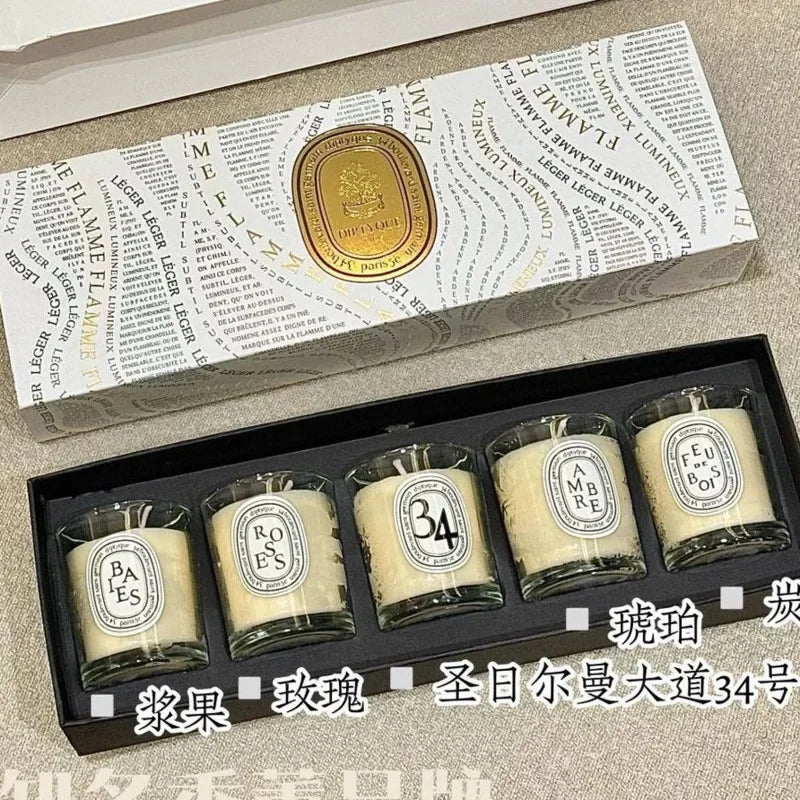 Scented Candle Gift Set Lavender Lemongrass Verbena Luxury Aromatherapy Candle Box Birthday Friendship Present Home Decoration