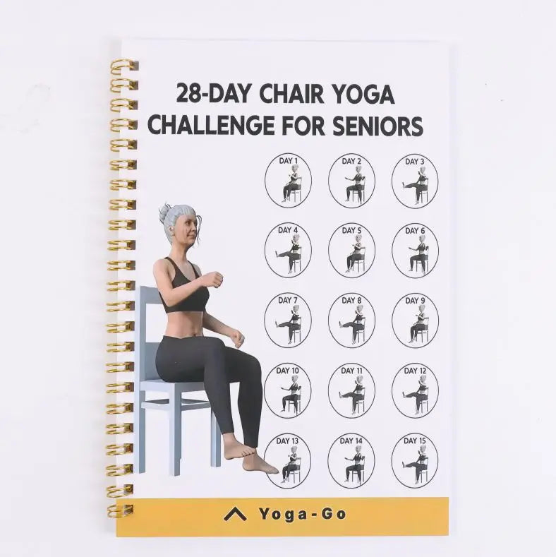Chair Yoga Guide for Weight Loss, Muscle Strengthening & Flexibility - Beginner-Friendly Workout Suitable for Seniors and Adults
