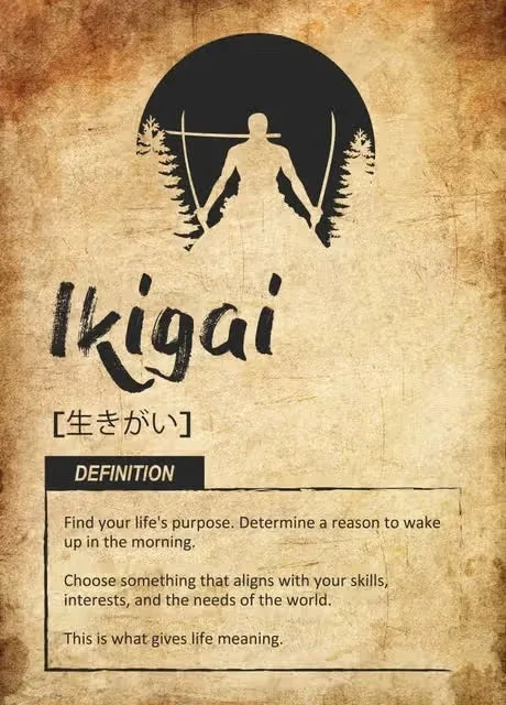 Japanese Success Concepts Inspirational Offer Poster Kaizen Oubaitori Ikigai Asian Spirit Canvas Prints Wall Picture Home Decor