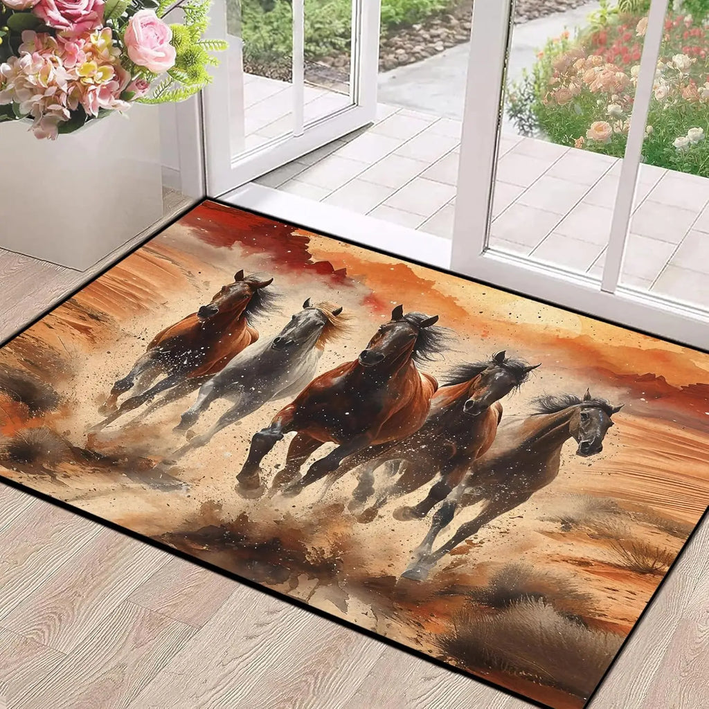 Star Rug Celestial Area Rugs for Girls Boys Women Bedroom Dorm Living Room Boho Sun and Moon Galaxy Floor Mat Pad Doormat Carpet