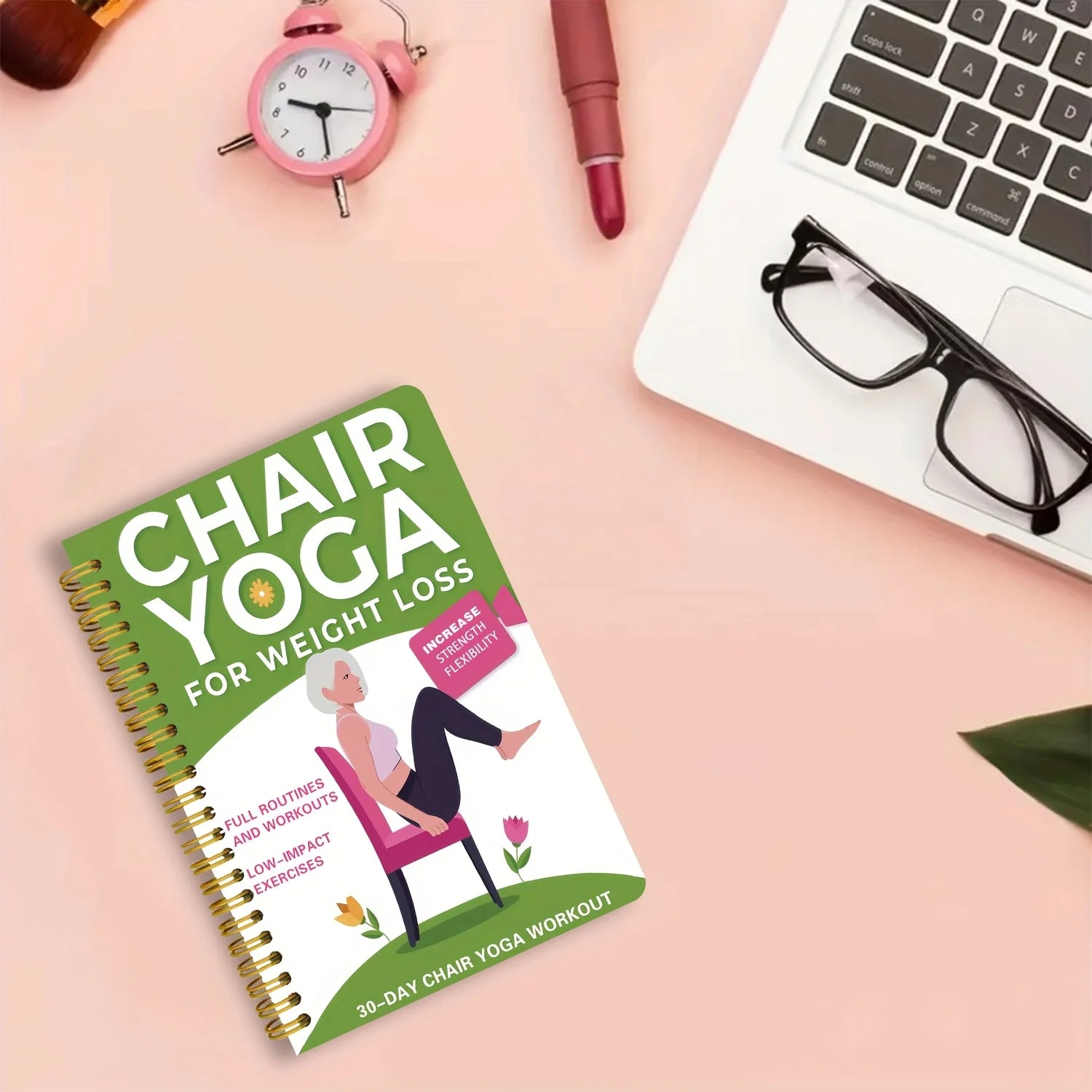 Chair Yoga Guide for Weight Loss, Muscle Strengthening & Flexibility - Beginner-Friendly Workout Suitable for Seniors and Adults