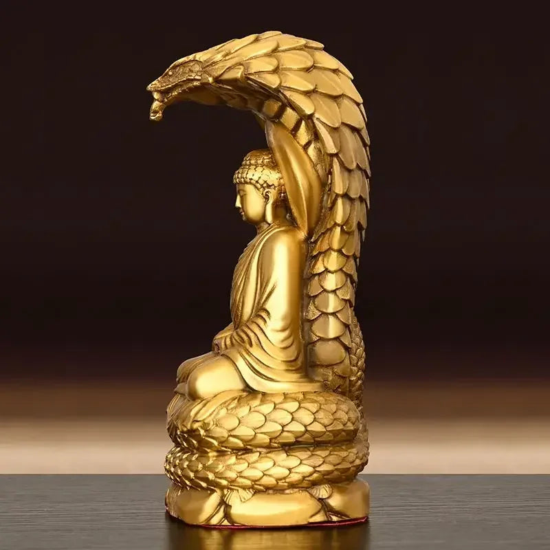 Fengshui Shakyamuni Home Buddha Hall Crafts Buddha Statue Home Living Bedroom Sculptures